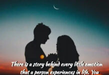 There is a story behind every little emotion